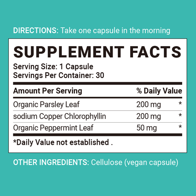 Body Deodorizing Supplement