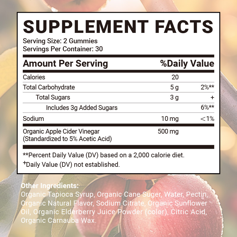 Apple Clder Vinegar Gummies